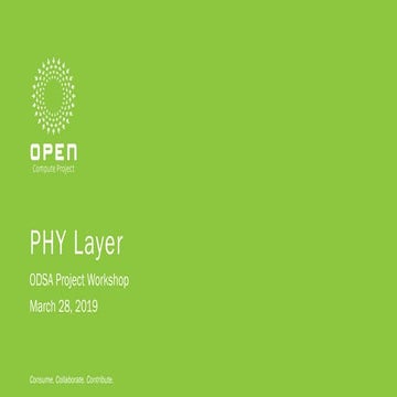 ODSA - PHY Layer