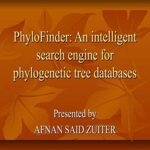 Phylo finder: an intelligent search engine for phylogenetic tree databases