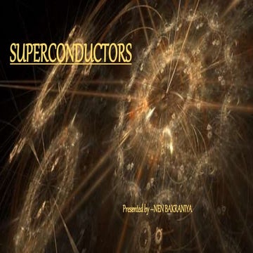 superconductors....