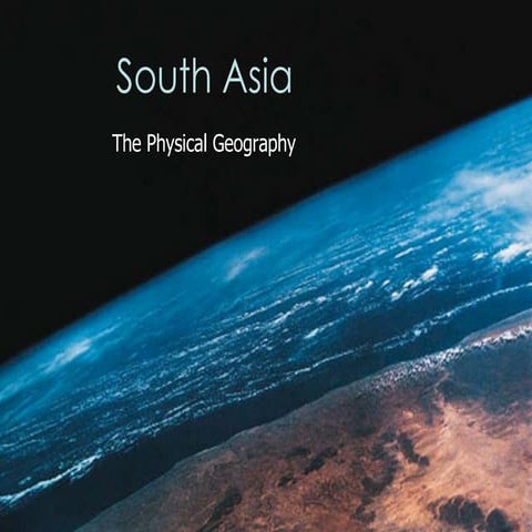 Physical Geography Of South Asia