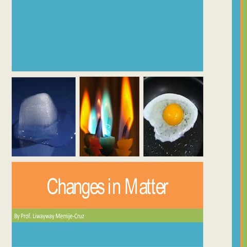 Physical and chemical changes