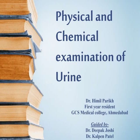 Physical and chemical examination of urine