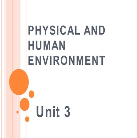 Physical and human environment   st blog