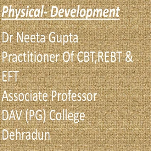 Physical Development