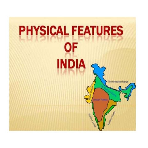 Physical divisions of india