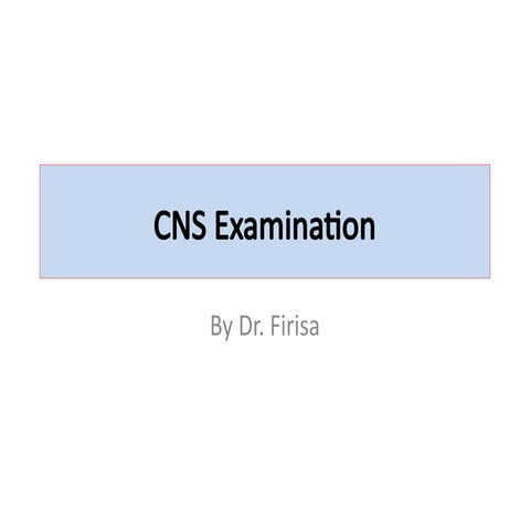 NEUROLOGICAL ASSESSMENT | PPTX