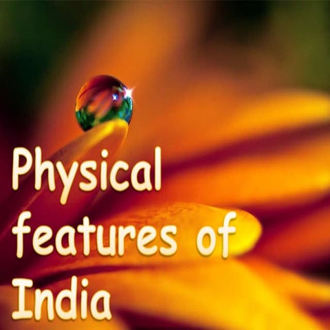 Physical features of india