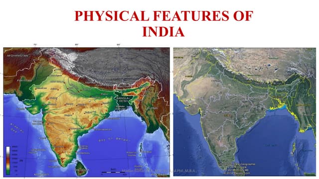 Physicalfeaturesofindia 