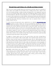 Physical fitness and wellness for a...