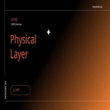 Comprehensive Overview of 5G NR Physical Layer: Modulation, Coding, and ...