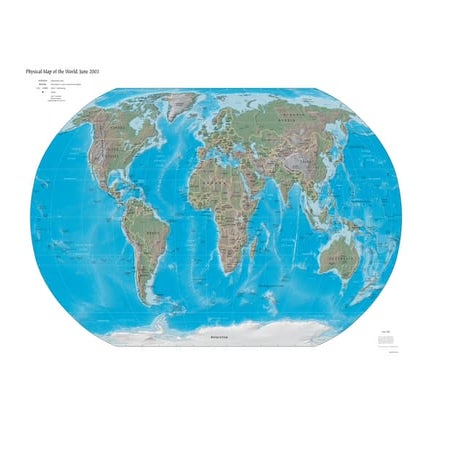 Physical map of the world | PDF
