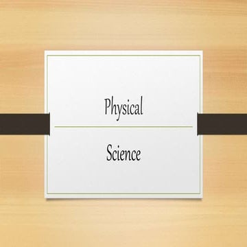 Physical Science: Big Bang Theory (Kobd)