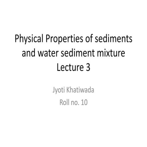 TEXTURES OF SEDIMENTARY ROCKS | PPTX