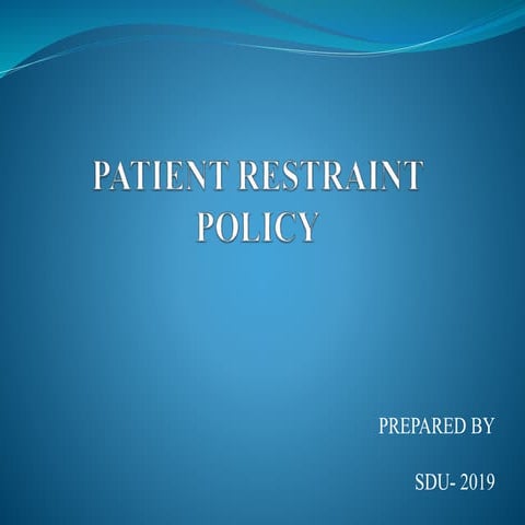 Physical restraint.pptx