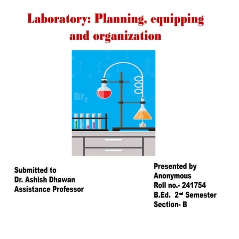 Laboratory: Planning, equipping and Organizations.pptx