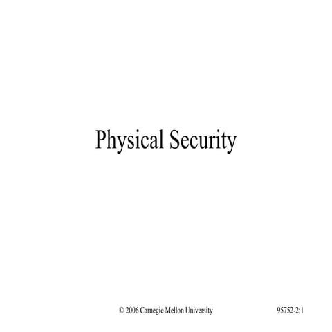 physicalsecurity for security officers training