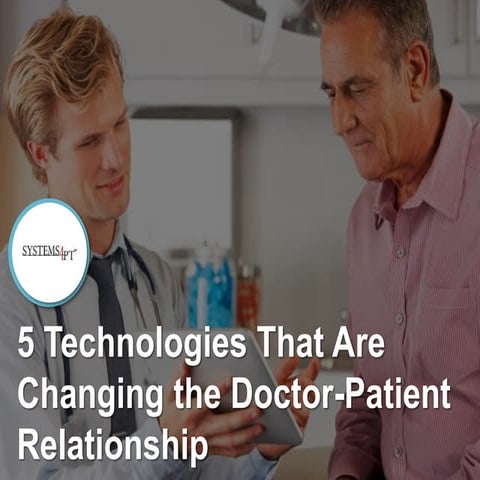 5 Technologies That Are Changing the Doctor-Patient Relationship | PPTX