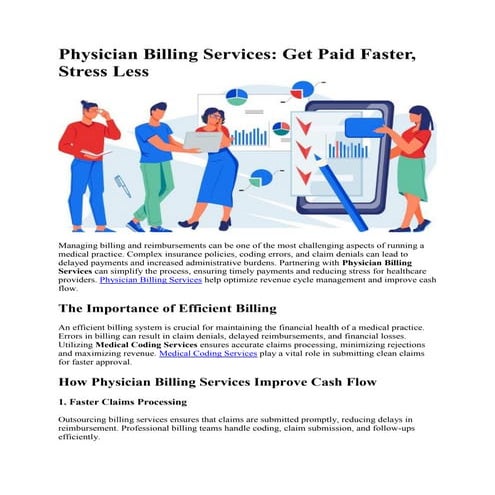 Physician Billing Services: Get Paid Faster, Stress Less