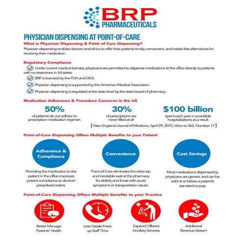 Physician dispensing services  doctor dispensing   brp pharmaceuticals