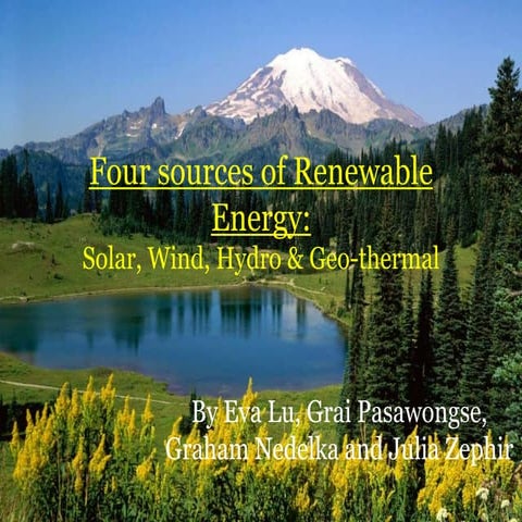 Physics Powerpoint On Renewable Sources