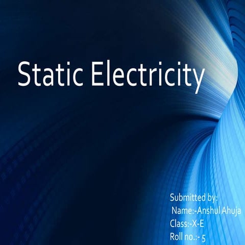 Static Electricity