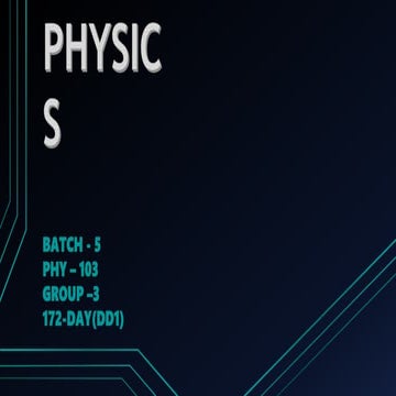 Physics | PPT