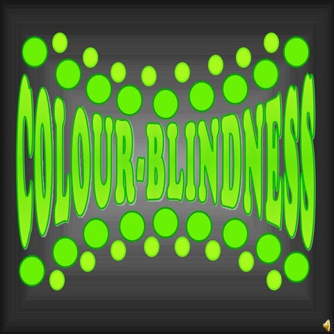 Colour Blindness Ishihara Charts