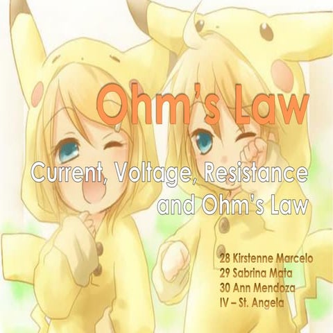 Physics   ohm’s law