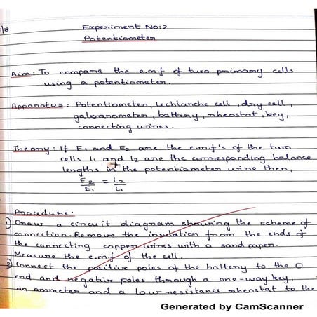 Physics practicals class 12 cbse 