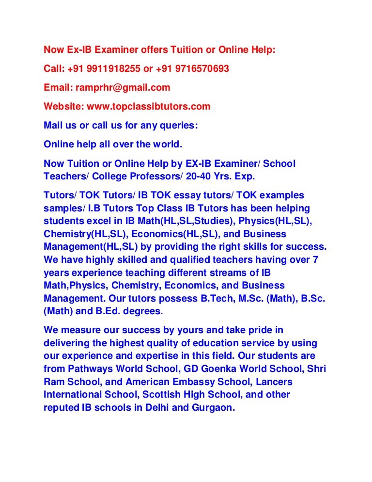 Ib lab report example picture