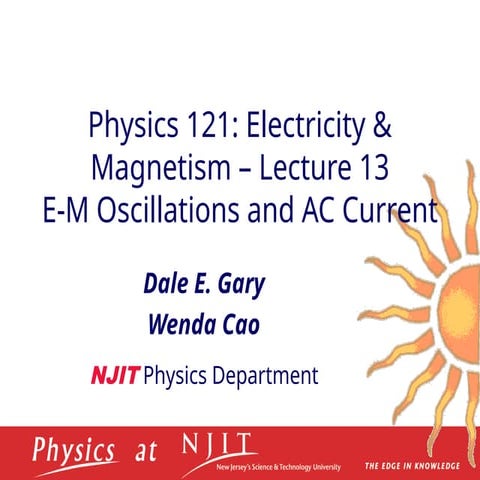 physics121_lecture13.oscillatoins and modern physics