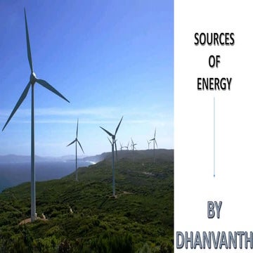 Sources of energy CLASS 10