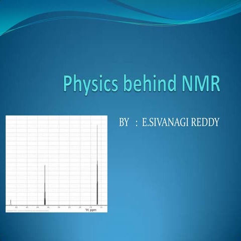 Physics behind nmr