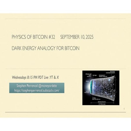 Physics of Bitcoin #32 with Giovanni and Stephen 10Sept2025