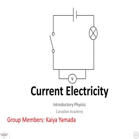 Current Electricity Presentation