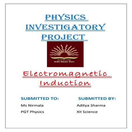 Physics project file on emi