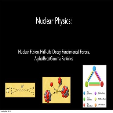 Physics Final Presentation: Nuclear Physics