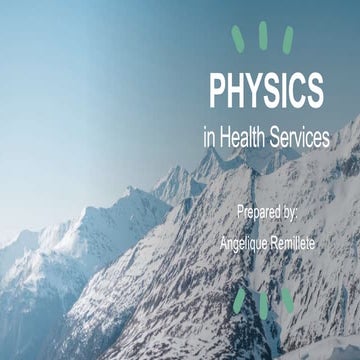 Physics in Health Services