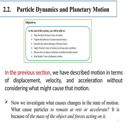Force and Motion | PPTX