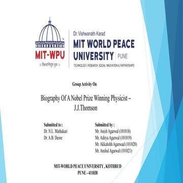 Cathode Ray Tube Experiment - J.J. Thomson