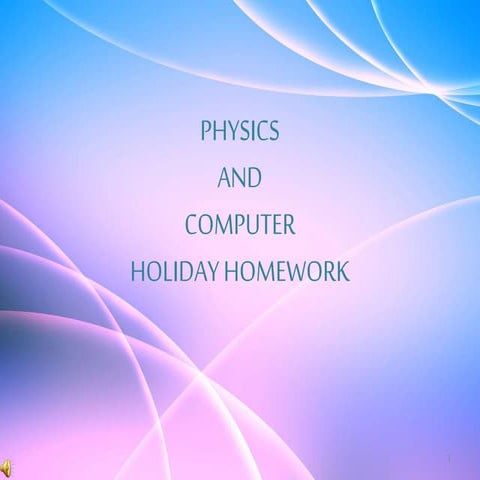 Physics hhw