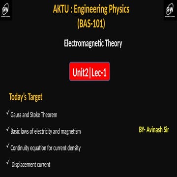 enginering physics lecture 1 unit-2  .pptx