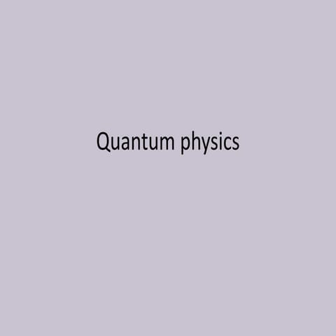 Physics Module 2 .pdf on quantum physics
