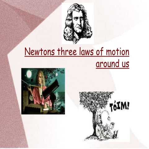 Newton's Three Laws Of Motion