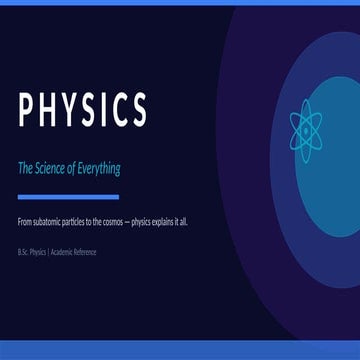 Physics Education Presentation In Colorful Animated Illustrated Style.pptx