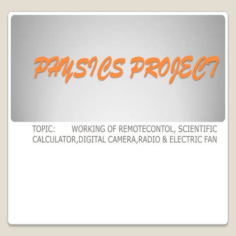 Physics project | PPT