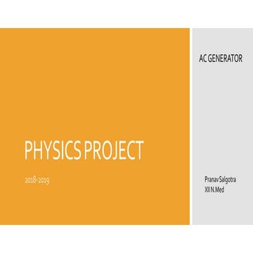 Physics project class 12