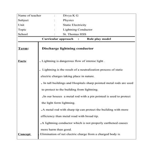 Self designed innovative lesson plan | DOC