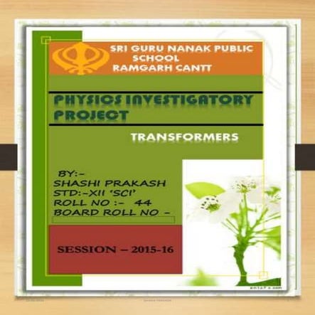Physics transformer file