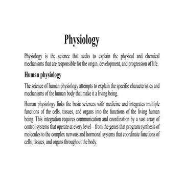 Physio 1 respiratory system of human body